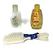 Sunshine Gift Baskets - Baby Bath Robe Gift Set with a Handy Pack (Blue)