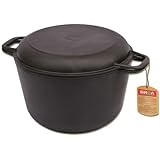 Lodge 4,7 Liter/5 Quart Hänge Gusseisen Double Dutch Oven