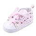 Weixinbuy Baby Girl's Floral Prewalker Soft Sole Ribbon Non-slip Sneaker SZ11