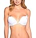 Black Fuchsia Multiway Front Closure Clear Back Contour Bra