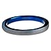 Charming Jewelers Tungsten Wedding Band Ring 2mm Men Women Comfort Fit 18k Rose Yellow Gold Plated Grey Blue Black Dome Brushed