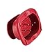 Rachael Ray Tools and Gadgets Stainless Steel Box Grater for Vegetables, Chocolate, Hard Cheeses, and more, Red(9.43 x 8.84 x 8.06 inches)