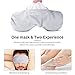 OriHea Lavender Eye Mask for Puffy Eyes, Aromatherapy Eye Pillow, Weighted Sleep Eye Mask for Women & Men, Hot/Cold Therapy Eye Cover for Yoga, Headache, Migraine Relief, Sinus Pain.
