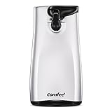 Can Opener, Electric Can Opener,Manual Knife Sharpener Function,Magnetic Lid Holder，Detachable Blade Assembly,Easy to Use and Clean by Comfee