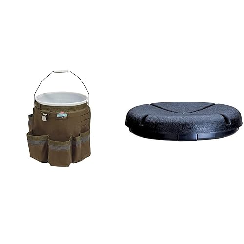 Custom Leathercraft EasySeat Bucket Cover - Lightweight Plastic Seat For 3.5-5 Gallon Buckets