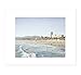 Santa Monica Wall Art, California Coastal Beach Decor, 8x10 Matted Print ‘Santa Monica Seaside’