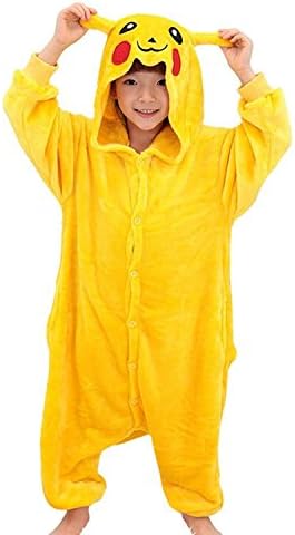 Value Sport Kids Unisex Cosplay Pajamas Onesie Pikachu Costume