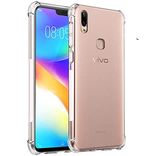 Ankirant Soft Silicon Flexible Back Case Cover for Vivo V9 / V9 Pro / V9 Youth (Transparent)
