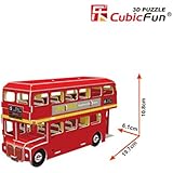 Lelifang Mini 3D Stereoscopic Model DIY House Paper Model (S3018H Double Bus)