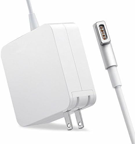 Macbook Air Charger, AC 45W Magnetic Magsafe (L-tip) Replacement Connector Power Adapter for Macbook Air 11 inch and 13 inch with “L”style before 2011