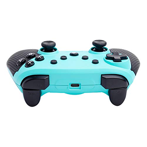 eLUUGIE Wireless Switch Pro Controller Gamepad Joypad Remote Joystick for Nintendo Switch Console with Gyro and Gravity Sensor/Dual Vibration Turbo/Capture Function (Green)