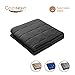 Cozynight Weighted Blanket 20Lbs(60''x80'',Dark Grey,Queen Size), Heavy Blanket with Weighted Glass Beads Release Stress and Give You a Deep Sleep in The Night