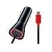 New Rapid Fast Samsung Galaxy S8/ S8+ Note 8 Motorola Droid Z/Z Force/Z Play Type C USB-C Car Charger - Pixel / Pixel XL LG G5 G6 V20 OnePlus2 -Red LED - Wholesale Wireless Retail Packaging