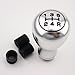 Brand New Universal Manual Car Gear Stick Shifter Knob Shift Lever Aluminum Silver
