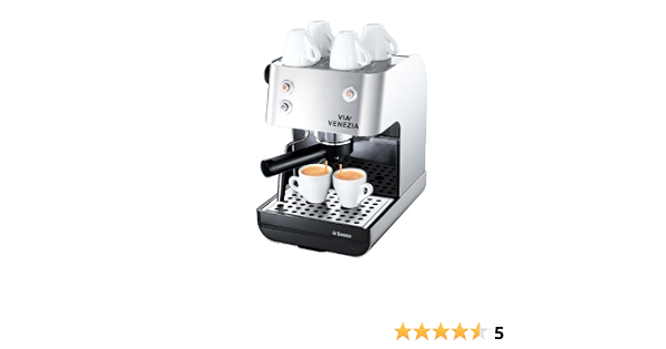 Saeco Via Venezia Espresso, Negro, Plata, 950 W, 230 V, 50 Hz, 230 x 300 x  330 mm, 7400 g - Máquina de café : Amazon.es: Hogar y cocina