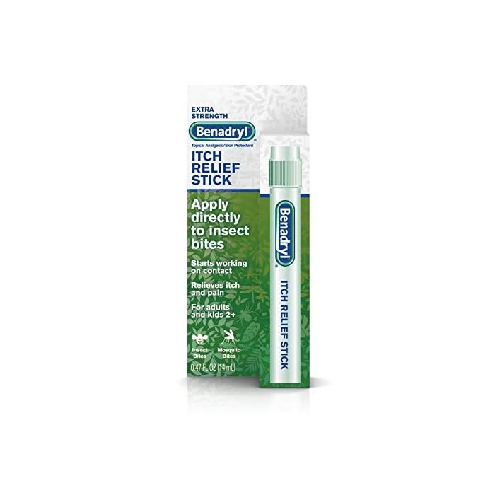 Benadryl Extra Strength Itch Relief Stick, Diphenhydramine Topical Analgesic and Zine Acetate Skin Protectant to Relieve…