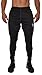 YoungLA Original Soccer Pants for Men and Women | Training Joggers Fitted Sweatpants | Tapered Workout Gym 201 Medium blk/wht