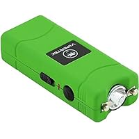 VIPERTEK VTS-881 - 35 Billion Micro Stun Gun - Rechargeable with LED Flashlight, Green