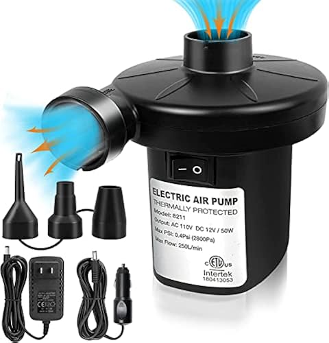 ONG NAMO Electric Pump for Inflatables, Portable Air Pump with