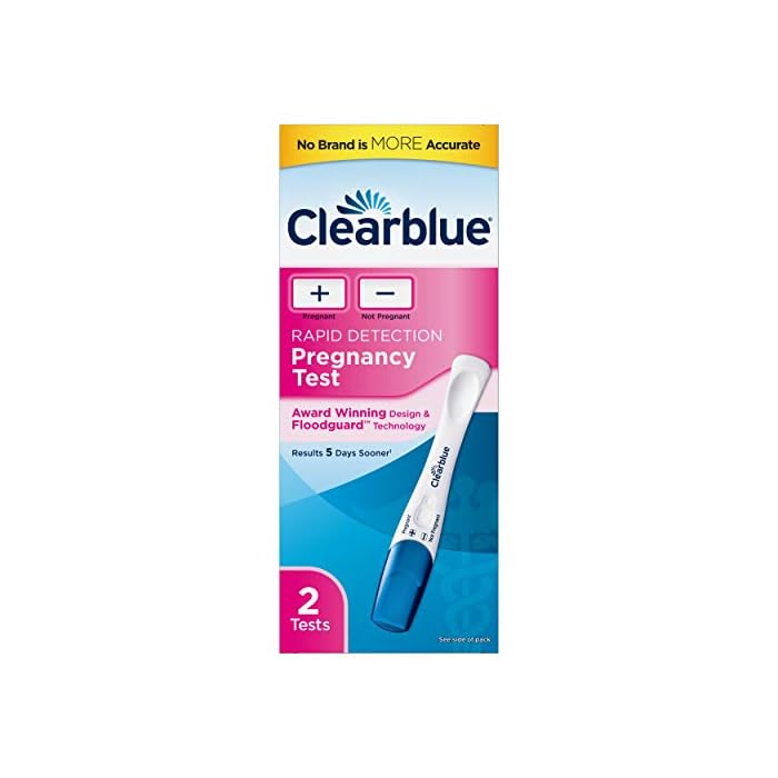 Clearblue Rapid Detection Pregnancy Test, 2 Count
