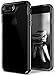 Caseology Skyfall for Apple iPhone 8 Plus Case (2017) / for iPhone 7 Plus Case (2016) - Clear Back & Slim Fit - Jet Black