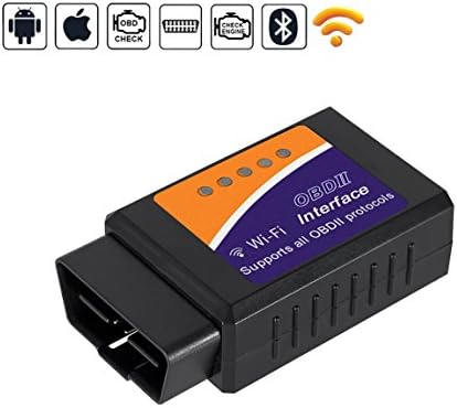 Car WIFI &amp; Bluetooth OBD 2, Bernard Bertha Wireless OBDII Car Code Reader Scanner Tool, Vehicle Fault Code Reader, Scanner Adapter Check Engine Light Diagnostic Tool for IOS, Android &amp; Windows