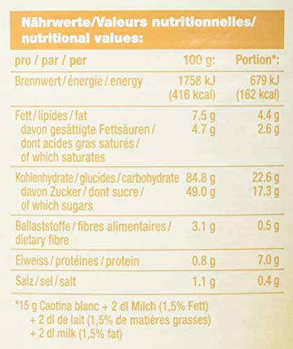 Caotina Blanc WeiÃe Schokolade Dose 500g, 6er Pack (6 x 500 g) – Bild 7