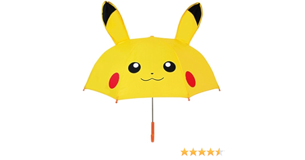 Amazon Com Pokemon Kids Length Umbrella Manual Open Pikachu 6 Bones 47 Cm 95 110 Cm Window With Umbrella Garden Outdoor