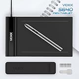 OSU！Tablet VEIKK S640 6x4‘’ Digital Drawing Pen Tablet With Battery-free Pen (8192 Levels Pressure)