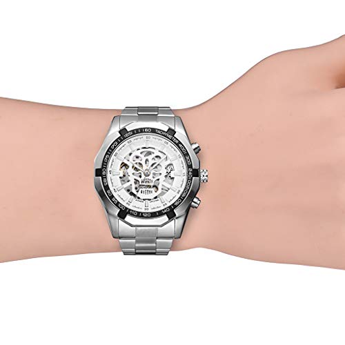 image for YEZIJIN Men's Watch Clearance! Hot Sale! ❤Watch Hollow Demon Dial Lu