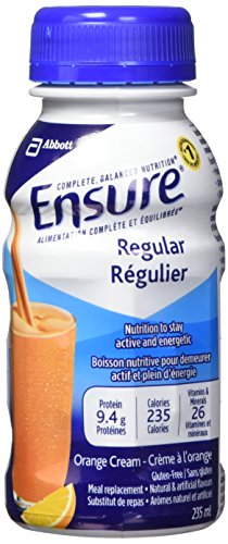 Ensure Regular Orange Cream, 235mL Bottle, 6-Pack