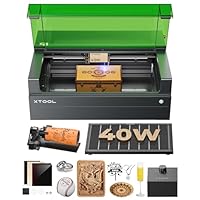 xTool S1 40W Laser Cutter and Laser Engraver for Tumblers, 23.93