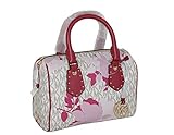 MICHAEL Michael Kors Women's ARIA Small Leather Satchel Studded Handbag (Granita)