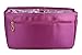 JN & Grace Handbag Purse Organizer [12 Pockets] Premium Polyester / Satin Lining (Medium, Lilac)