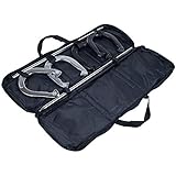 Horseshoe Set- Full Outdoor Classic Horse Shoe Game Set with Easy to Carry Case, 4 Metal Shoes, 2 Poles for Adults and Kids