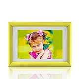 BOJIN 4x6 Inch Picture Frames Plastic Table Top Photo Frame 10x15 CM- Yellow