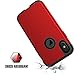 SKYLMW Compatible with iPhone X Case, [Heavy Duty] Three Layers Hybrid Rugged Shockproof Armor High Impact Defender Case Cover for Apple iPhone X 2017/XS 2018, Red Black