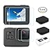 [6pcs] Deyard Screen Protector for GoPro Hero 7(Black Only)/Hero 6/Hero 5/2018, Ultra Clear Tempered Glass Screen Protector + Tempered Glass Lens Protector + Lens Cap Cover Accessories