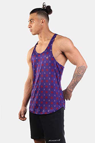 Jed North Bodybuilding Tank Top Gym Stringer Y-Back Muscle Racerback