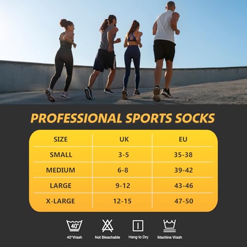 SockWaddles Running Socks Cushioned Ankle Trainer Socks for Men Women Cotton Low Cut Breathable Athletic Sports Socks (6/10 Pairs)