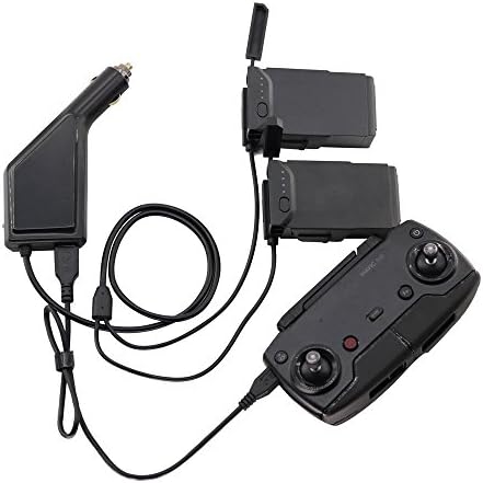 IRCtek 4.2A 3 Channels Car Charger for DJI Mavic Air - Charge 2 Batteries and 1 Remote Controller