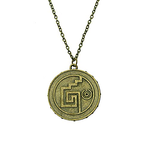 Steampunk Skull Pirate Coin Necklace 