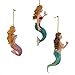 Kurt Adler 4-1/2-Inch Resin Mermaid Ornament, Set of 3