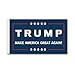 2 Pack ( 1 White and 1 Blue)  -- 3x5ft Commemorative Trump Flag -- Presidental Inauguration Donald Trump-- MAKE AMERICA GREAT AGAIN!!! 