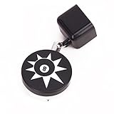 Oulii Retractable Chalk Tip Holder for Billiard(Black)