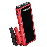 aickar 800A Peak Car Jump Starter (Up to 7.0L Gas & 4.5L Diesel Engine) Portable Car Battery Jump Starter, Power Bank, Built-in LED Flashlight with Car Jumper Cables Heavy Duty