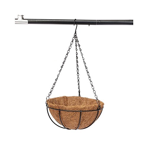 image for Grosun 8pcs 19.7 inch/ 50cm Black Hanging Chains Flower Pot Basket Rep