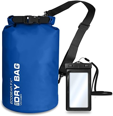 EcoGear FXHeavy Duty Waterproof Dry Bag Voyager Series – Durable Roll Top Compression Bag –Kayaking, Rafting, Boating, Hiking, Fishing and Camping