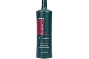 Fanola No Red Mask | Remove Red Tones & Reflections | For Natural or Coloured Brown, Chestnut, or Auburn Hair (Original, 1 l)