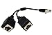 RJ45 Ethernet Splitter cable,RJ45 Y Splitter Adapter 1 to 2 Port Ethernet Switch adapter cable for CAT 5/CAT 6 LAN Ethernet Socket Connector Adapter Cat5 Cat6 Cable(1to2 RJ45cable)
